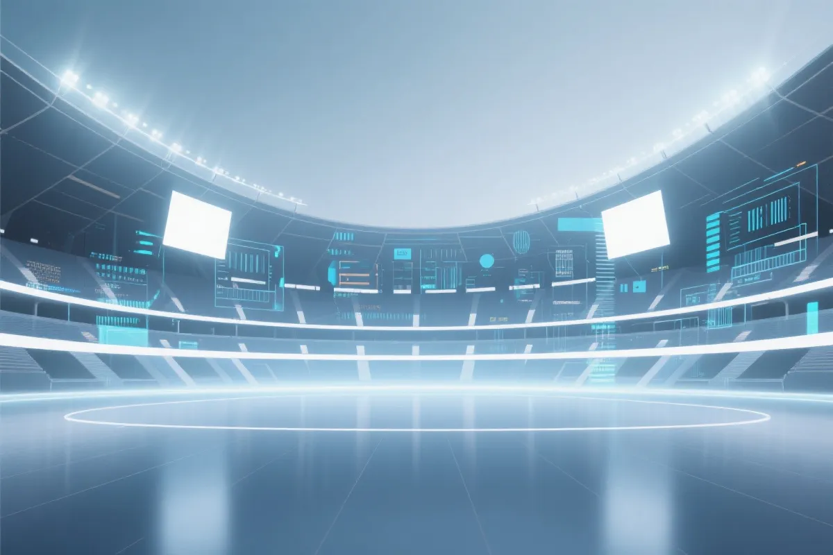 虚拟足球策略模拟场景示意图